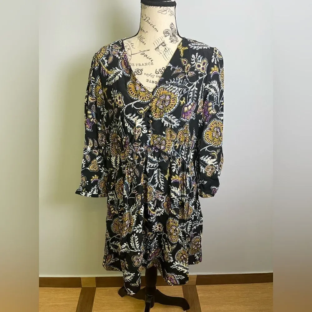 BA&SH
Volver gathered floral-print crepe mini dress NWT Size M - Picture 3 of 8